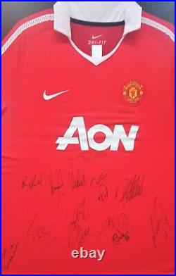 014 Signed 2009/10 Season Manchester United Shirt