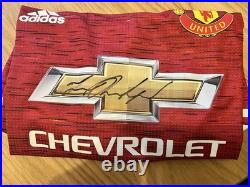 024 Marcus Rashford signed Manchester United Football Shirt +Presentation Case