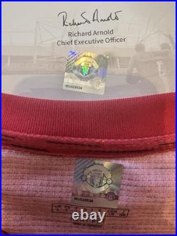 024 Marcus Rashford signed Manchester United Football Shirt +Presentation Case