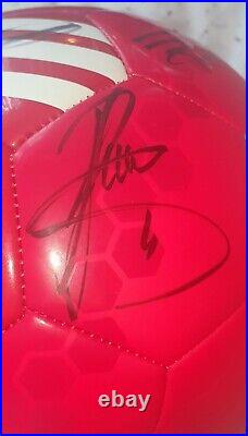 065 Signed Manchester United Football with Club COA