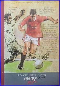 10 Limited Edition Signed Manchester United Prints by Artist Harold Riley
