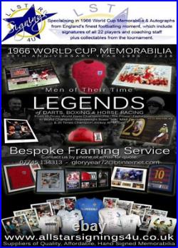 1968 European Cup Beckett Official Signed Manchester United Team Best Busby COA