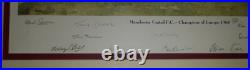 1968 European Cup Beckett Official Signed Manchester United Team Best Busby COA