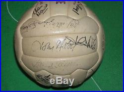 1969/70 WBA West Bromwich Albion v Manchester United Ball Signed by Both Teams