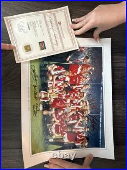 1985 Manchester United FA Cup Winners multi-signed photo (with COA)