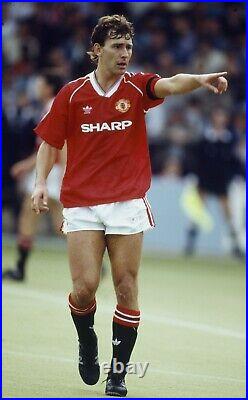 1988/89 Adidas Manchester United Match Worn Signed Home Shirt #6