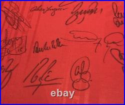 1998- 1999 Manchester United Treble Winners Squad Signed Shirt with COA 1998- 1999 Manchester United Treble Winners Squad Signed Shirt with COA