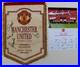 2002-03 Official Manchester United Champions Pennant Multi Signed inc. Beckham