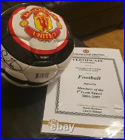2006 2007 Signed Manchester United Football