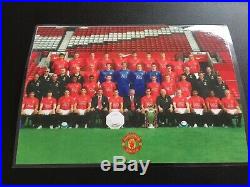 2007-08 Manchester United Football X18 Signed Shirt Ronaldo Scholes COA Man Utd