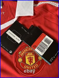 2010/11 Manchester United Signed By 11 Rio Vidic Carrick Park Shirt Man Utd COA