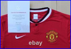 2014-15 Manchester United Shirt Signed by Luke Shaw with Official COA & Gift Box