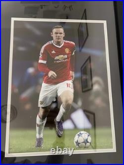 2015/2016 Signed Wayne Rooney Shirt Manchester United Panoramic A1 Sporting