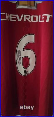 2016-17 Manchester United Home Shirt Signed by Paul Pogba RARE