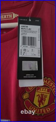 2016-17 Manchester United Home Shirt Signed by Paul Pogba RARE