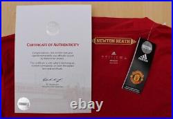 2016-17 Manchester United Home Shirt Squad Signed inc. Ibrahimovic Official COA