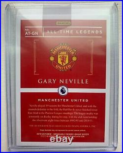 2019-20 PANINI IMPECCABLE PREMIER Gary Neville Manchester United AT-GN