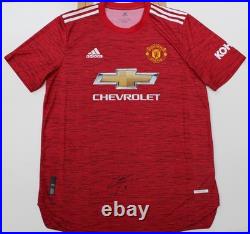 2020-21 Manchester United Home Shirt Signed by Anthony Martial with COA (24504)