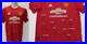 2020-21 Manchester United Home Shirt Squad Signed inc. Bruno Fernandes COA & Map