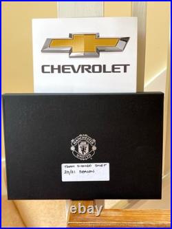 2020/21 Signed Football Shirt From Manchester United Squad