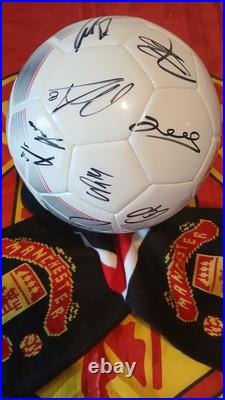 2023-24 Manchester United FA Cup Winners Football Squad Signed + Official COA 2023-24 Manchester United FA Cup Winners Football Squad Signed + Official COA