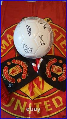 2023-24 Manchester United FA Cup Winners Football Squad Signed + Official COA 2023-24 Manchester United FA Cup Winners Football Squad Signed + Official COA