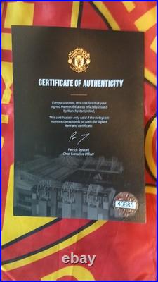 2023-24 Manchester United FA Cup Winners Football Squad Signed + Official COA 2023-24 Manchester United FA Cup Winners Football Squad Signed + Official COA