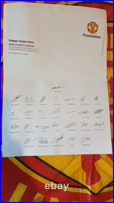 2023-24 Manchester United FA Cup Winners Football Squad Signed + Official COA 2023-24 Manchester United FA Cup Winners Football Squad Signed + Official COA