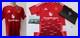 2024-25 Manchester United Home Shirt Squad Signed + COA, Map & Case (24055)