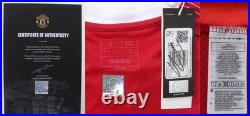 2024-25 Manchester United Home Shirt Squad Signed with Official COA & Gift Box