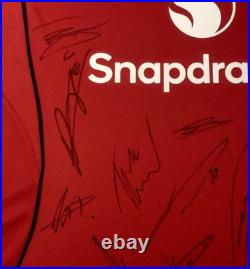 2025/2026 MUFC Numbered MU042360 COA Manchester United Squad Signed Shirt