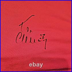 238 Tom Cleverly Signed Manchester United Football direct from the Club