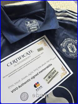 AMAD DIALLO Signed 24/25 Away Manchester United Europa League Shirt With COA