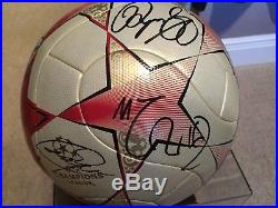 Adidas Champions League Final 2008 Moscow Official Match Ball Boxed -signed