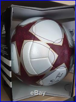 Adidas Champions League Final 2009 Rome Official Match Ball Boxed Signed