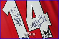 Alan Smith Signed Manchester United Shirt Memorabilia 04/06 #14 Jersey Autograph