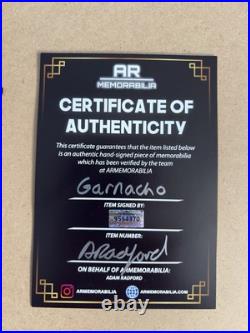 Alejandro Garnacho Hand Signed Manchester United Framed Shirt With COA Alejandro Garnacho Hand Signed Manchester United Framed Shirt With COA