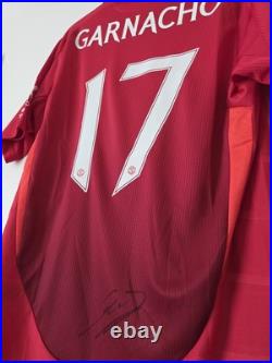 Alejandro Garnacho Manchester United Signed Shirt Alejandro Garnacho Manchester United Signed Shirt