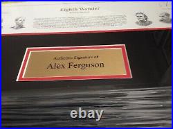Alex Ferguson Hand Signed Manchester United Ltd Artwork Print In A Frame AFTAL