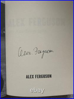 Alex Ferguson Signed & Undedicated Hb Book My Autobiography-manchester United
