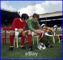 Alex Stepney 1968 Manchester United Hand Signed Shirt