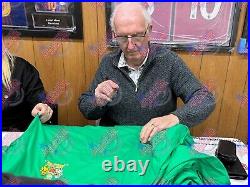 Alex Stepney Signed Manchester United 1968 European Cup Final Shirt Proof & Coa Alex Stepney Signed Manchester United 1968 European Cup Final Shirt Proof & Coa