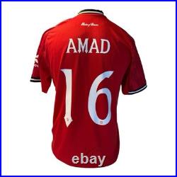 Amad Diallo Signed Manchester United Home 25/26 Shirt With Coa Amad Diallo Signed Manchester United Home 25/26 Shirt With Coa