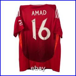 Amad Diallo signed shirt AFTAL EXACT PHOTO PROOF JERSEY MANCHESTER UNITED UTD Amad Diallo signed shirt AFTAL EXACT PHOTO PROOF JERSEY MANCHESTER UNITED UTD