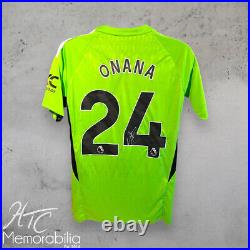 Andre Onana Signed 23/24 Manchester United Football Shirt COA