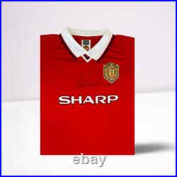 Andy Cole Signed Manchester United 1999 Champions League Signed Shirt Andy Cole Signed Manchester United 1999 Champions League Signed Shirt