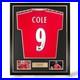 Andy Cole Signed Manchester United 1999 Premier League Home Shirt- Deluxe Framed