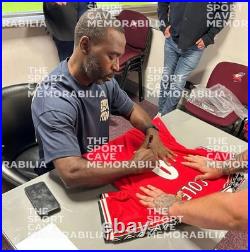 Andy Cole Signed Manchester United 1999 Premier League Home Shirt- Deluxe Framed