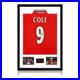 Andy Cole Signed Manchester United Shirt Premium Frame