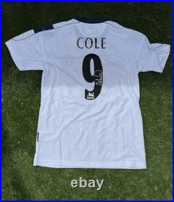 Andy Cole Signed Retro Manchester United Shirt 1999 Legend Treble Autograph